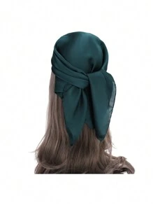 1 Piece Women Beach Accessories Silk Scarf Shawl Bandana Beach Towel Headwrap Hair Accessories Clothing Accessory Bandana,Hair Band,Head Band Ideal For Dressing Up Your Look