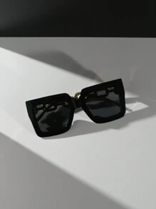Juego de 5 piezas/3 piezas/1 pieza Gafas con montura cuadrada multicolor para mujer, elegantes y sencillas, accesorios de moda personalizados para uso diario, ir al trabajo, vacaciones y playa - Multicolor - Ver 15