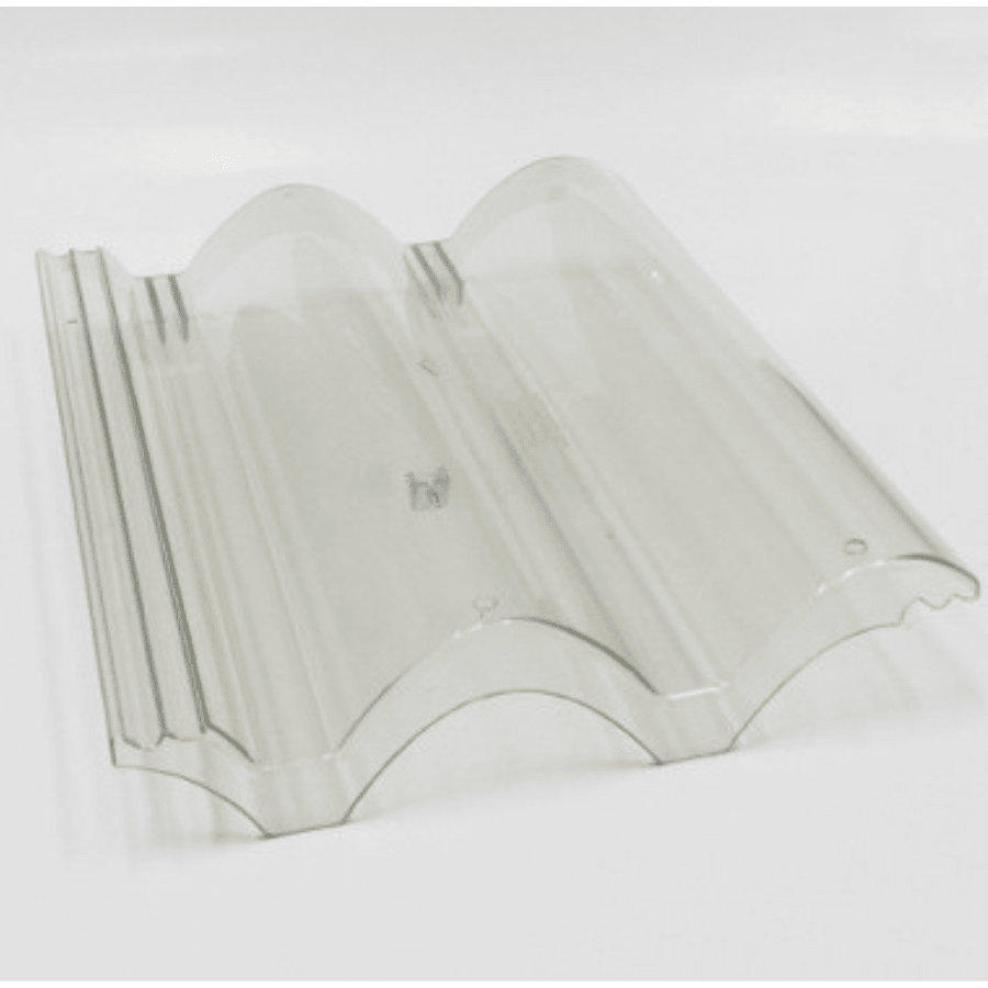 Telha Coppo Veneto Cristal Prismalux - Anti-UV e Anti Chama( UNIDADE)
