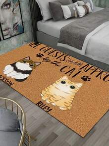 1 Miếng Phong cách Bohemian Felt Chất liệu Với Chống trượt Dấu chấm Dày lên Thảm trải sàn Đối với Phòng khách , Phòng ngủ , Phòng tắm , Thanh lịch Nhà  Đồ trang trí Thảm Với Mềm mại Kết cấu , Chống mệt mỏi , Số lớn Chống trượt , Máy giặt được Thiết kế - Nhiều màu - Xem 2
