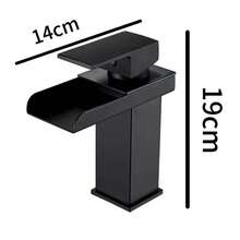 Đen Ve áo lớn Phòng tắm Vòi Đối với Bên trên Và , Lạnh Và Nước nóng , Creative Thép không gỉ lòng chảo Vòi Cho rửa mặt Và Tay - màu đen - Xem 3