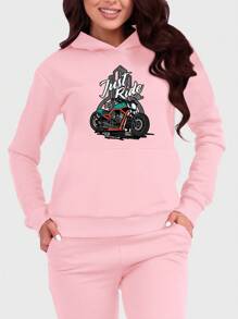 Women Sweatshirts - Hồng - Xem 1