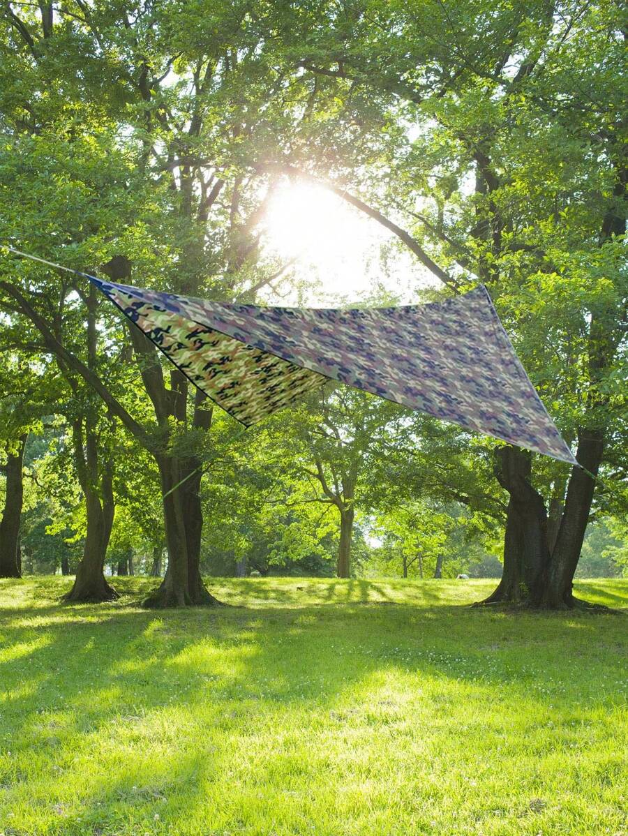 Chống thấm nước ngoài trời Lều Đối với Nhiều Sử dụng , Chống nắng , Cắm trại , Có thể mang đi Hình kim cương mặt trời Vải - ngụy trang - Xem 1