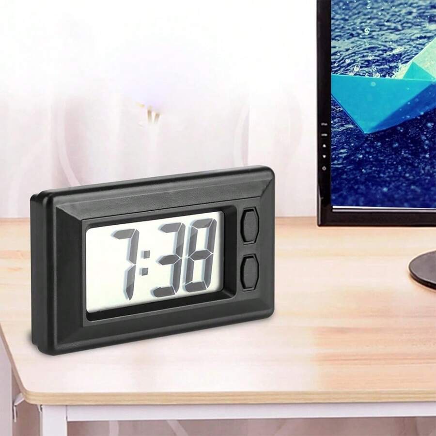 Small Digital Clock, Car Clocks For Dashboard Battery Operated Portable