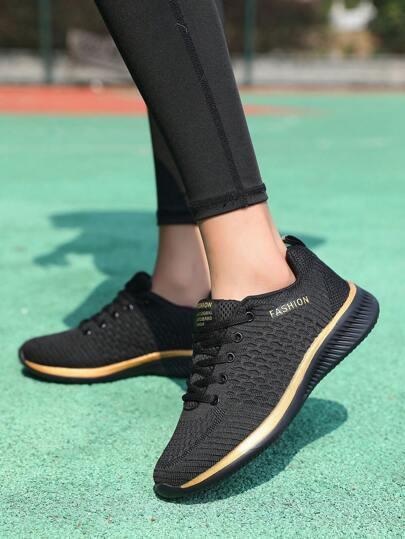  VanWeir Women's Lightweight Athletic Shoes, Lace-Up Running Sneakers, Suitable For Indoor/Outdoor, Sports And Daily Walking