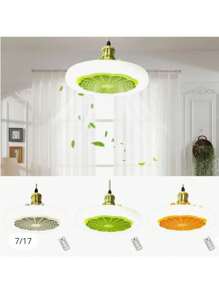 Ventilador De Techo Lámpara Moderno Iluminación - Multicolor - Ver 1