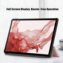 USTIYA Funda para Galaxy Tab S9 11 Pulgadas 2023,Compatible con Samsung Tab S9 Case Uso Rudo Carcasa Protectora con S Pen Soporte y Pantalla multiángulo - Rosa - Ver 5