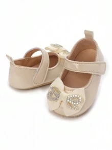 Zapatos planos con diseño de mariposa antideslizante y cómodos, estilo retro de moda, para niñas y niñas pequeñas, nueva llegada 2024