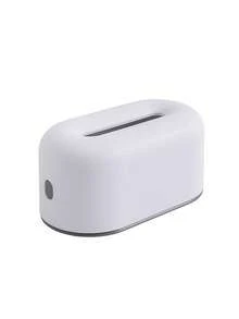 1入創意裝飾面紙盒，家用手帕盒，可愛的廁所、廚房、客廳和臥室面紙盒 - 白色 - 查看 12