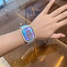Huastonband 錶帶 + 保護殼，相容於 Ultra 3/2 系列 SE S10/S9/S8 S7 6 5 4，樹脂時尚多巴胺彩色可調節腕帶，杏色超薄鏤空軟材質全方位保護殼，38mm 40mm 41mm 42mm 44mm 45mm，2026 夏季熱銷新品，女性派對、海灘聚會、夏季配件，學生返校與畢業季禮物 - 彩色 - 查看 5