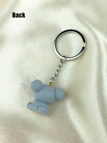 1 件可爱卡通考拉吃桉树叶钥匙扣，时尚个性化钥匙扣包装饰，送给朋友的最佳礼物汽车配件包魅力学校哥特 Y2k 圣诞节