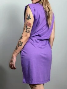 Aveloz Women Dresses - 紫色 - 查看 4