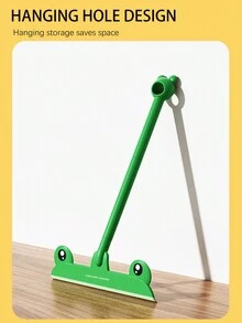 1pc Frog Shaped Household Window Cleaning Squeegee, Professional Glass Cleaning Tool For Various Scenes - Green - View 3