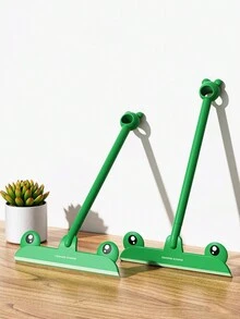 1pc Frog Shaped Household Window Cleaning Squeegee, Professional Glass Cleaning Tool For Various Scenes - Green - View 1