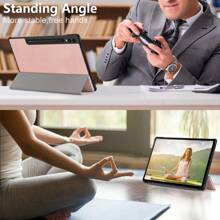 USTIYA Funda para Galaxy Tab S9 11 Pulgadas 2023,Compatible con Samsung Tab S9 Case Uso Rudo Carcasa Protectora con S Pen Soporte y Pantalla multiángulo - Rosa - Ver 10