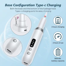 YUZHAOLIN Bộ kích thích cơ TENS EMS, máy massage cổ lưng, bút xung laser. - Hồng - Xem 5