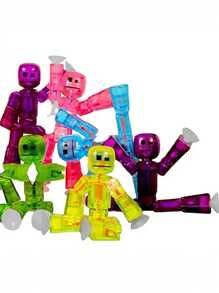Action Figures Toy With Sucker (Shipped Randomly)Cozmo Fingerbot, Toys Click Bots Stop Motion Toys Stick Figures Stick Man Toy - Multicolor - View 6