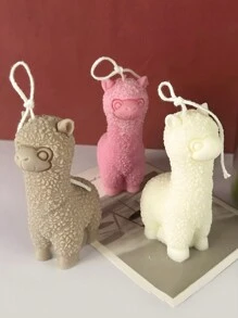 3D Alpaca's Siliconen Kaars Mal DIY Schattige Dieren Geurkaars Zeep Knutsel Cadeaus Maken Hars Gips Mallen Huisdecoratie Benodigdheden