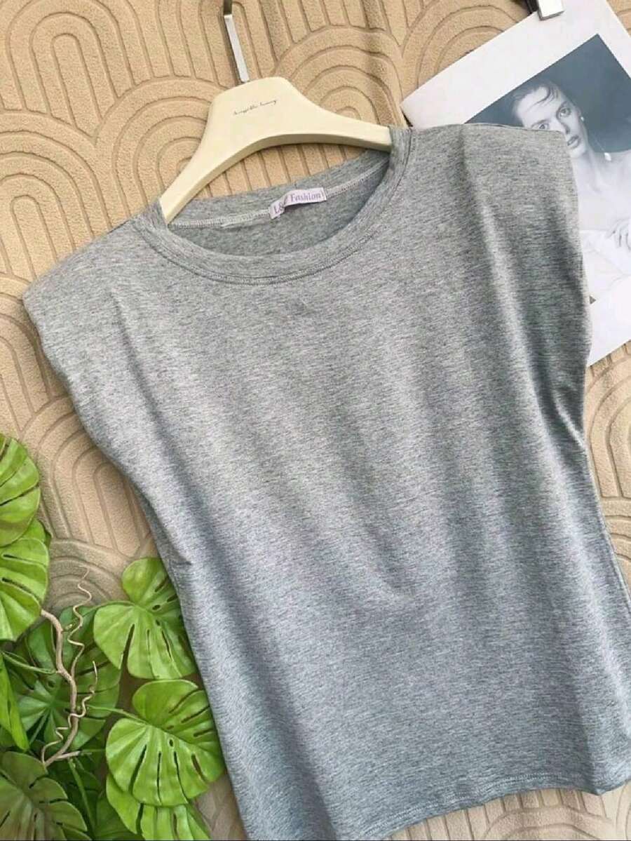 Women T-Shirts - 灰色 - 查看 1