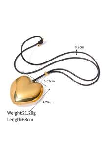 1件18k鍍金時尚吊墜項鍊,適合女士日常佩戴 - 彩色 - 查看 19