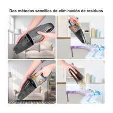 Aspiradora Inalámbrica Aspirador Mano Portátil 2 en 1 - Negro - Ver 3