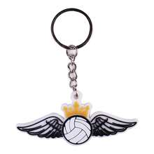 9pcs/Set Unisex Pvc Rubber Decoration With Beach Volleyball Elements Keychain, Party Favor Gift With Sports Style - Multicolor - View 8