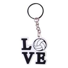 9pcs/Set Unisex Pvc Rubber Decoration With Beach Volleyball Elements Keychain, Party Favor Gift With Sports Style - Multicolor - View 7