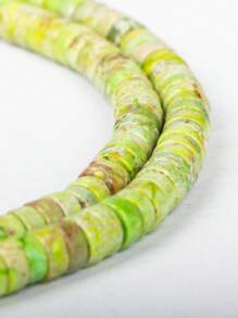(55-60)Pcs/3*6mm Multi-Color Imperial Stone Pipe Bead Cylindrical Partition Loose Bead, Diy Bead String Jewelry Accessories, Necklace, Earrings, Bracelet Production