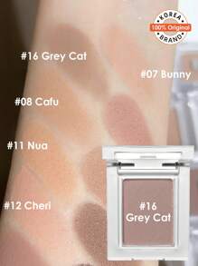 HOLIKA HOLIKA My Favorite Eyeshadow Palette #16 Gray Cat, Matte Natural Eyeshadow Powder, High Color Payoff, Easy To Blend, Long-Lasting, 24-Hour Eye Makeup, Korean Cosmetics, Eyeglitz, K-Beauty, 0.06 Oz (1.8g), Korean Cosmetics Gift - 16 Gray Cat - View 2