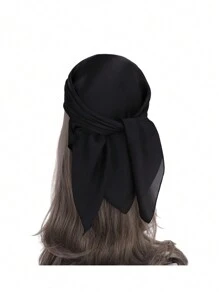 1 Piece Women Beach Accessories Silk Scarf Shawl Bandana Beach Towel Headwrap Hair Accessories Clothing Accessory Bandana,Hair Band,Head Band Ideal For Dressing Up Your Look