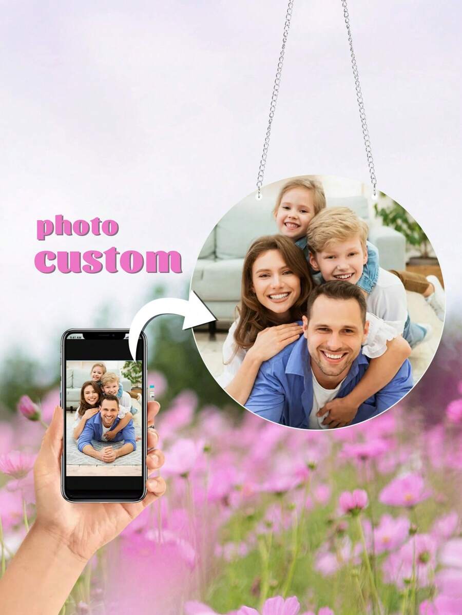 Cá nhân hóa Acrylic Nghệ thuật Ảnh Phong tục Acrylic Trang trí Vật rủ xuống Món quà , Lễ cưới Ảnh , Mẹ Ảnh , Gia đình Ảnh Phong tục Quà tặng ngày lễ - Nhiều màu - Xem 1