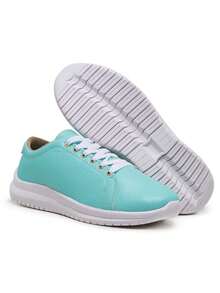 Women Wedge Sneakers - 綠色 - 查看 1