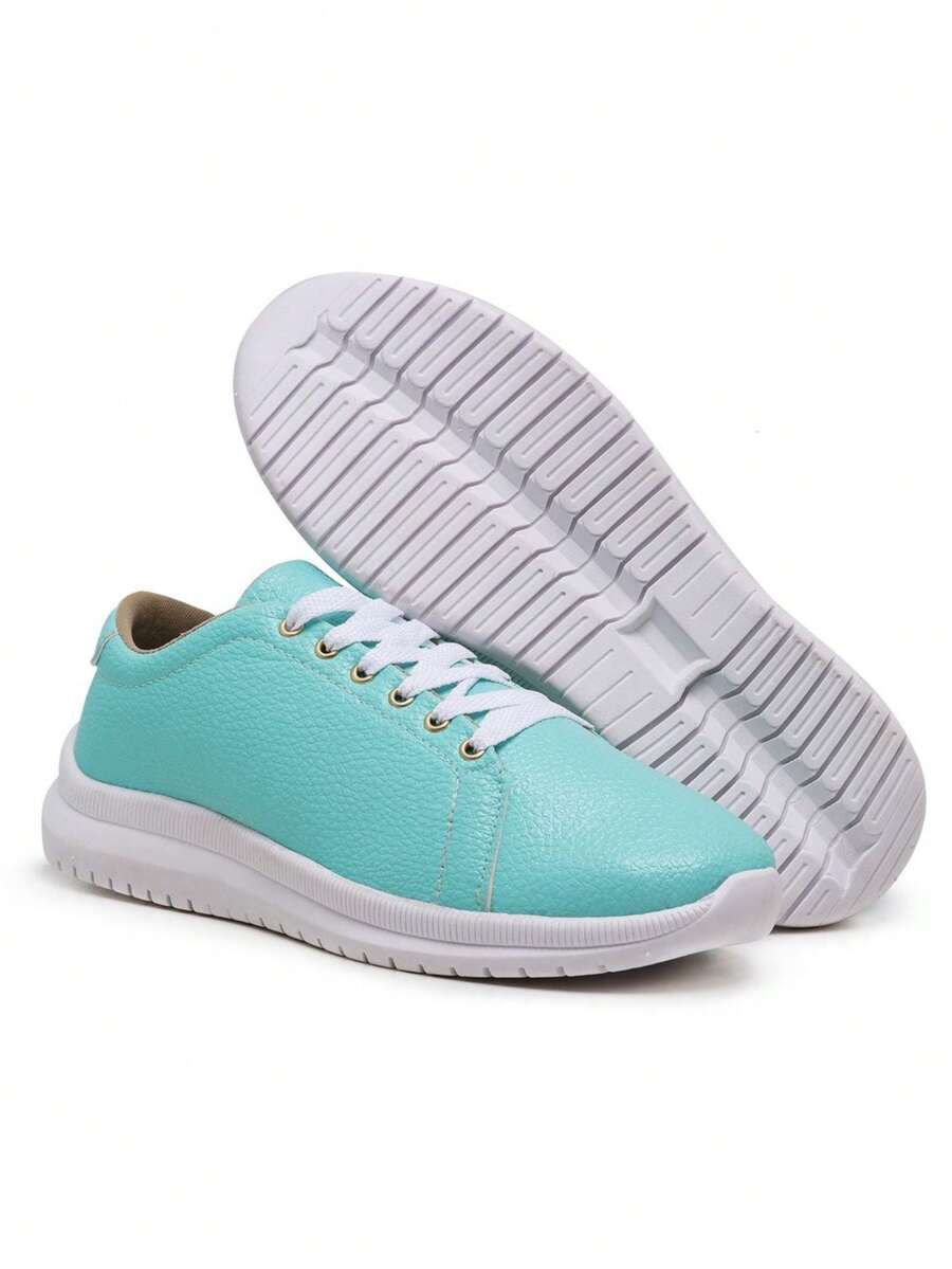 Women Wedge Sneakers - 綠色 - 查看 1