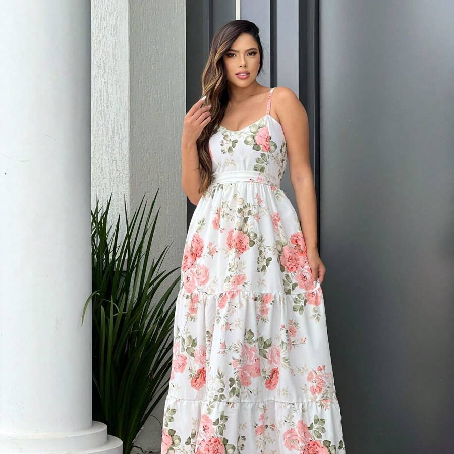 Women Dresses - 白色 - 查看 1