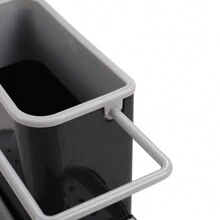 LIVINGANDHOME Living And Home Kitchen Sponge Cloth Holder Storage Rack, Multi-Purpose Sink Caddy Holder Organiser Shelf For Bathroom And Kitchen - Black&Grey - View 10