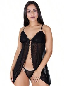 Women Nightgowns & Sleepshirts - màu đen - Xem 1