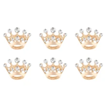 Bán sỉ 12 cái Vương miện hình Trâm cài , Đúng mốt Vàng & Màu bạc Đồ trang trí Rhinestone Kim băng Đối với phụ nữ & Nam & Jackets - trâm vương miện - Xem 10