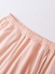 Annil Quần legging thể thao thông thường mùa hè cho bé trai và bé gái, quần chống muỗi đa năng - Hồng - Xem 3