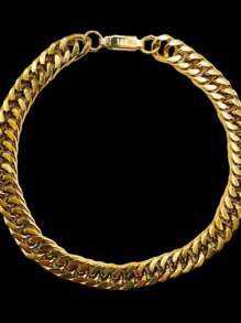 Men's String Bracelets - Gold - View 2