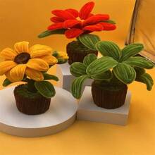 Indoor Balcony Handmade Realistic Flower & Plant Decor - Multicolor - View 5
