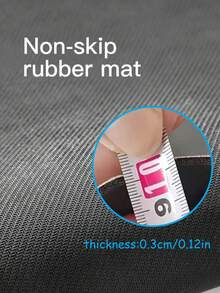 1pc American Minimalist Style Kitchen Draining Mat, Coffee Machine Pad, Quick Water Absorption, Keep Countertops Dry - Grey - View 4