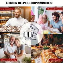 CHEFTRONIC 7-Quart Tilt-Head Stand Mixer - 650W 6-Speed, Multifunctional Kitchen Stand Mixer With Dough Hook, Whisk, Food Mixing Paddle And Butter Paddle - US A Type Plug(110-127V) - View 3