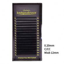 Mix 8-20mm Classic Individual Eyelashes Extension 16 Rows ,Lightweight Black Soft Natural Cashmere Individual Volume Eyelasheslash Clusters,Eyelash Clusters,Individual Eyelashes,Lashes,Fake Lashes - CC - View 20