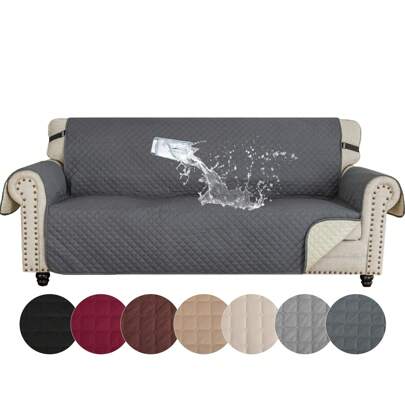 YSTYLE Sofa Cover 1/2/3/4 Seater - Waterproof Sofa Cover With Armrests, Sofa Protector Non-Slip, Sofa Cover, Couch Cover, Sofa Protection, Sofa Cover Protector For Pets Cat Dogs