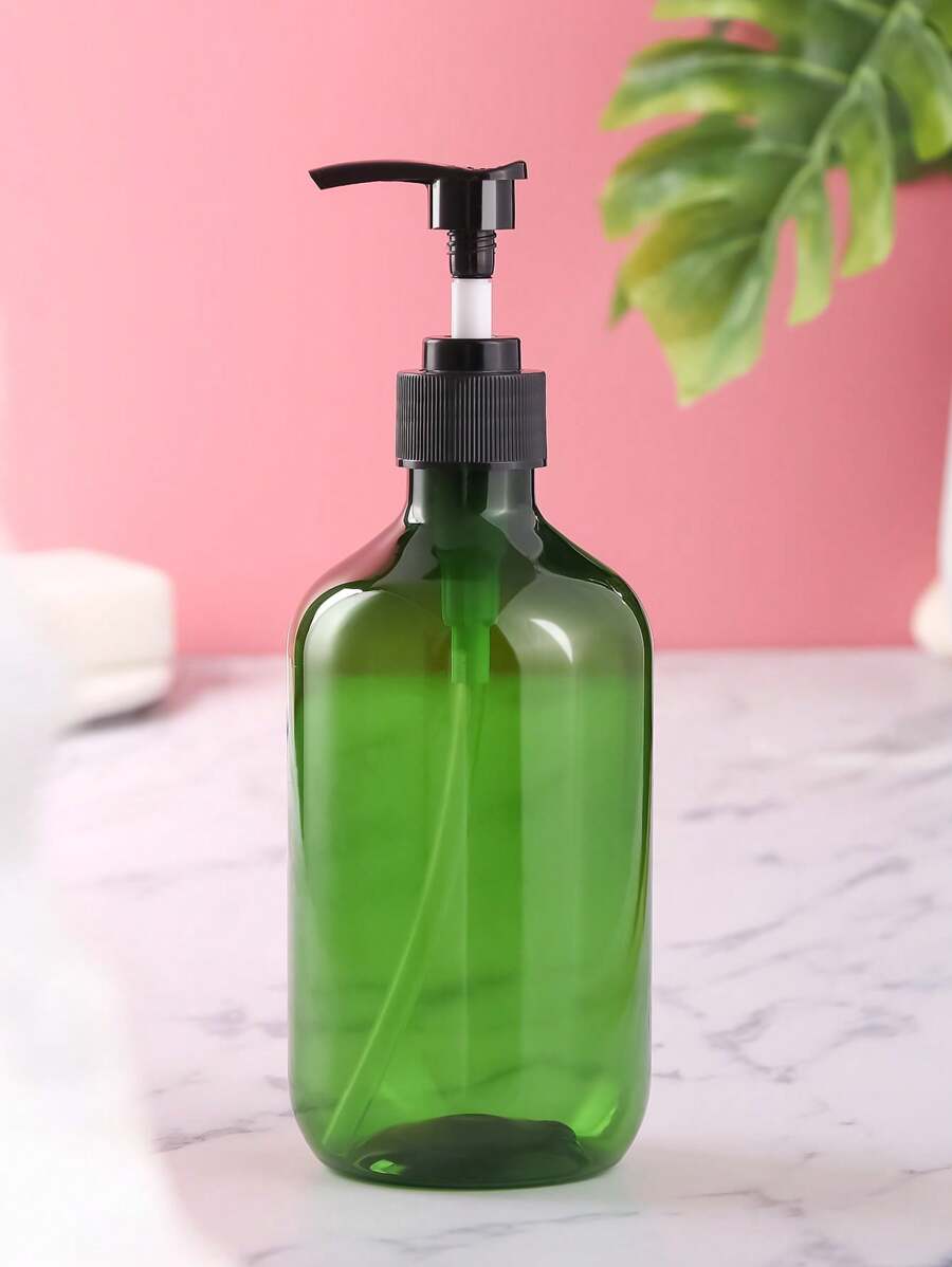 1pc 500ml LongNeck Screw Cap PressType Dispensing Bottle For Bath Gel