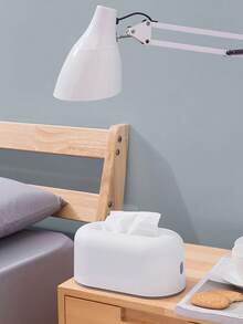 1入創意裝飾面紙盒，家用手帕盒，可愛的廁所、廚房、客廳和臥室面紙盒 - 白色 - 查看 5