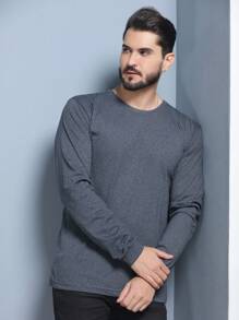 Men T-Shirts - 深灰色 - 查看 2