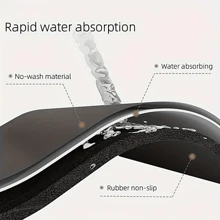 1 pieza Cubierta protectora para lavadora y secadora, Cubierta de lavadora y secadora de tierra de diatomeas de secado rápido y muy absorbente, Protector, Bolsa, Organizador, Almacenamiento, Boda, Y2k, Fiesta - Gris - Ver 2