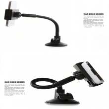 Car Windshield Long Smartphone Holder With 360° Rotation And Bendable Suction Cup Arm - Black - View 4