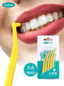 5pcs Interdental Brush, Orthodontic Floss Picks, Soft Bristle Toothbrush, Teeth Cleaning Tools, For Cavities And Gum Disease - Multicolor - View 11